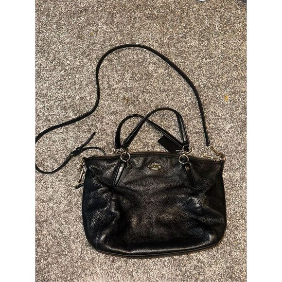 Coach Leather Crossbody Purse - Picture 1 of 9